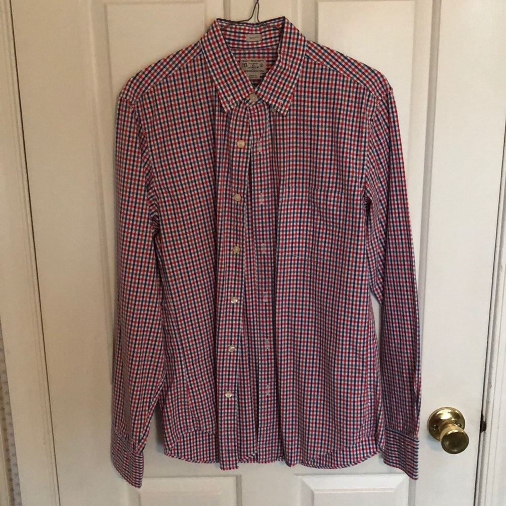 Men’s Small Slim Fit J. Crew Button-Up